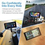 WEUASTE 5.5" Motorcycle Camera & GPS Navigation