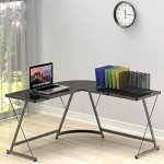 Compact Vertical File Organizers - Set of 2, Black