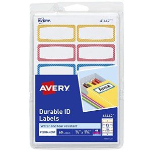 Durable Water-Resistant Labels for Kids' Gear