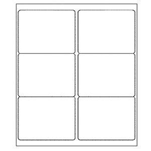 600 Sticker Labels for Laser/Inkjets - 3" x 4