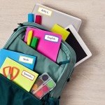 Durable Water-Resistant Labels for Kids' Gear