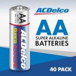 ACDelco Super Alkaline AA Batteries, 40-Pack