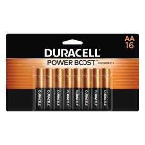 Duracell Coppertop AA Alkaline Batteries, 16 Pack