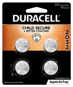 Duracell 2032 Lithium Coin Battery - 4 Pack
