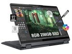 Lenovo IdeaPad Flex 5i 2-in-1 Laptop (14" FHD+ Touchscreen, Intel Core i3-1215U, 8GB RAM, 256GB SSD) Convertible, Fingerprint, FHD Webcam, 9-Hr Battery Life, IST Pen, Win 11 Home in S Mode, Grey