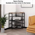 VEDECASA Corner Printer Stand with Power Outlet