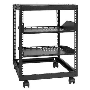 VEVOR 12U Open Frame Server Rack with Casters