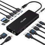 14-in-1 USB-C Docking Station with Dual Monitors