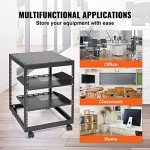 VEVOR 12U Open Frame Server Rack with Casters