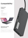 Lenovo USB-C 7-in-1 Hub with 4K HDMI