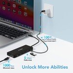 14-in-1 USB-C Docking Station with Dual Monitors