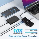 14-in-1 USB-C Docking Station with Dual Monitors