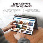 Lenovo IdeaPad Flex 5i 2-in-1 Laptop (14" FHD+ Touchscreen, Intel Core i3-1215U, 8GB RAM, 256GB SSD) Convertible, Fingerprint, FHD Webcam, 9-Hr Battery Life, IST Pen, Win 11 Home in S Mode, Grey