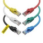 6-Pack of 6ft Cat6 Ethernet Network Cables