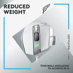 Logitech G502 X Gaming Mouse - WHITE, HERO 25K