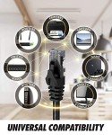 6-Pack of 6ft Cat6 Ethernet Network Cables
