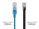 Monoprice 6in Cat6A Snagless Ethernet Cable 10-Pack