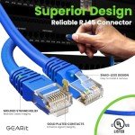 GearIT 2ft Cat 6 Ethernet Cables (10-Pack)