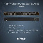 NETGEAR 48-Port Gigabit Ethernet Switch - Silent