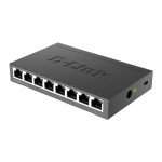 D-Link 8 Port Gigabit Ethernet Switch - Fanless
