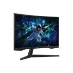 SAMSUNG 32-Inch Odyssey G55C Series QHD 1000R Curved Gaming Monitor, 1ms(MPRT), HDR10, 165Hz, AMD Radeon FreeSync, Eye Care, LS32CG550ENXZA, 2024