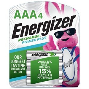 Energizer Rechargeable AAA Batteries, 4-Pack