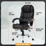 Ergonomic Rolling Desk Chair with Lumbar Support