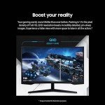 SAMSUNG 32-Inch Odyssey G55C Series QHD 1000R Curved Gaming Monitor, 1ms(MPRT), HDR10, 165Hz, AMD Radeon FreeSync, Eye Care, LS32CG550ENXZA, 2024