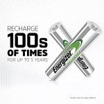 Energizer Rechargeable AAA Batteries, 4-Pack