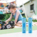 EBL 10 Pack Rechargeable AAA Batteries 1100mAh
