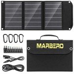 MARBERO 30W Foldable Solar Panel Charger for Camping