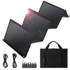 Keshoyal 60W Foldable Solar Panel for Camping