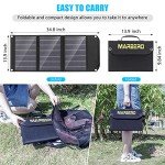 MARBERO 30W Foldable Solar Panel Charger for Camping