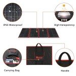 DOKIO 220W Portable Foldable Solar Panel Kit