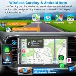 Wireless Double Din Car Radio with Touchscreen & Bluetooth
