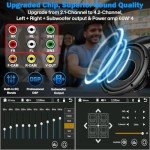 Wireless Double Din Car Radio with Touchscreen & Bluetooth