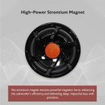 Rockville 10" 1000 Watt Slim Car Subwoofer
