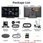 9" Wireless CarPlay & Android Auto Screen