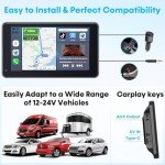 7-Inch Wireless Carplay & Android Auto Screen