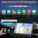 9" Wireless CarPlay & Android Auto Screen