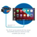 JENSEN 7-Inch Apple CarPlay Android Auto Stereo
