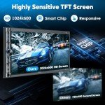 Wireless Double Din Car Stereo with Touchscreen & Bluetooth