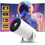 Mini Projector with WiFi 6 and Bluetooth, 1080P