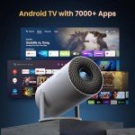 Mini Projector with WiFi 6 and Bluetooth, 1080P