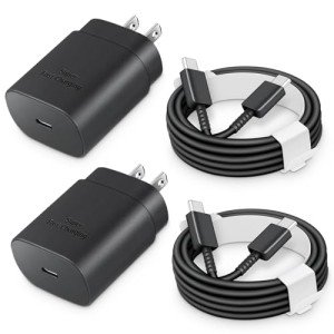 Type C Charger Fast Charging-25W USB C Charger with Type C to Type C Cable, USB C Android Charger [PD PPS Compatible] for Galaxy S23/S22/S21 Series/Note 20/10/9 Series/Pixel 4XL/4/3XL
