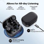 MOZOTER Bluetooth 5.3 Wireless Earbuds with Deep Bass