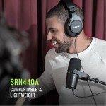 Shure SRH440A Studio Over-Ear Wired Headphones