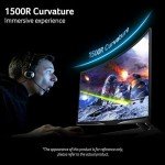 Acer Nitro 27" 1500R Curved Full HD PC Gaming Monitor | AMD FreeSync Premium | 240Hz | 1ms VRB | Speakers | HDR10 | ErgoStand | VESA Mounting Compliant | 1 x DP 1.4 & 2 x HDMI 2.0 | XZ270 X2bmiiphx