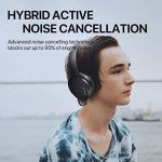 HROEENOI Bluetooth Active Noise Cancelling Headphones