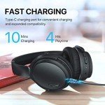 HROEENOI Bluetooth Active Noise Cancelling Headphones